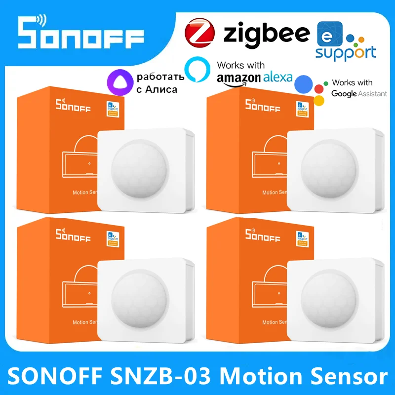 SONOFF SNZB-03 Zigbee 3.0 Motion Sensor Detector Smart Control Via eWeLink ZBBridge Required Work With Alexa Google Home