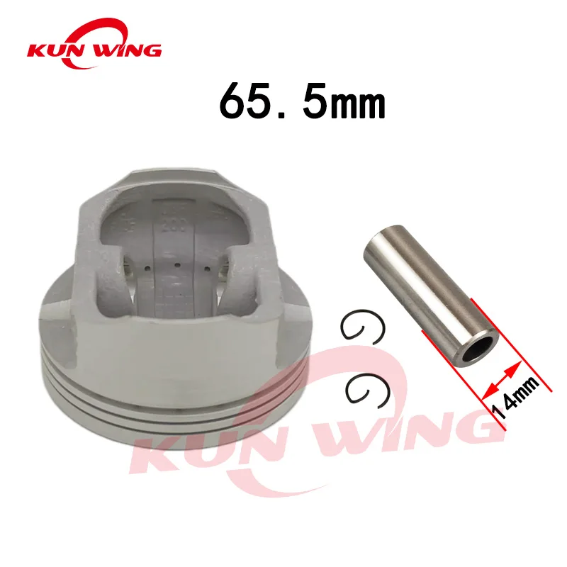 63.5mm 65.5mm Big Bore Piston Kit (Pin 14mm) for Honda XR150L XR150LEKE CBF150 CBF 150 CG 150 TITAN Motorcycle Engine Parts