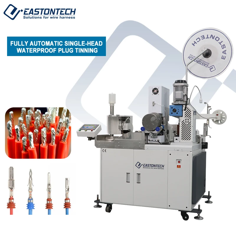 EW-8815 Factory Supply Semi-automation Wire Pin Seal Insertion And Crimping Machine For Waterproof Plug Crimping