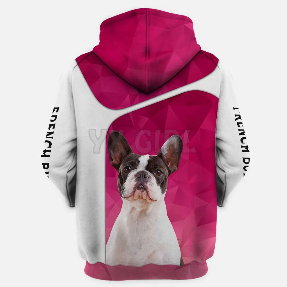 Motif Amerikam Akita Ketika Saya Melihat Kamu Aku Jatuh Dalam Hoodie Cetak 3D Uniseks Pullover Hoodie Anjing Lucu Baju Olahraga Jalanan Kasual