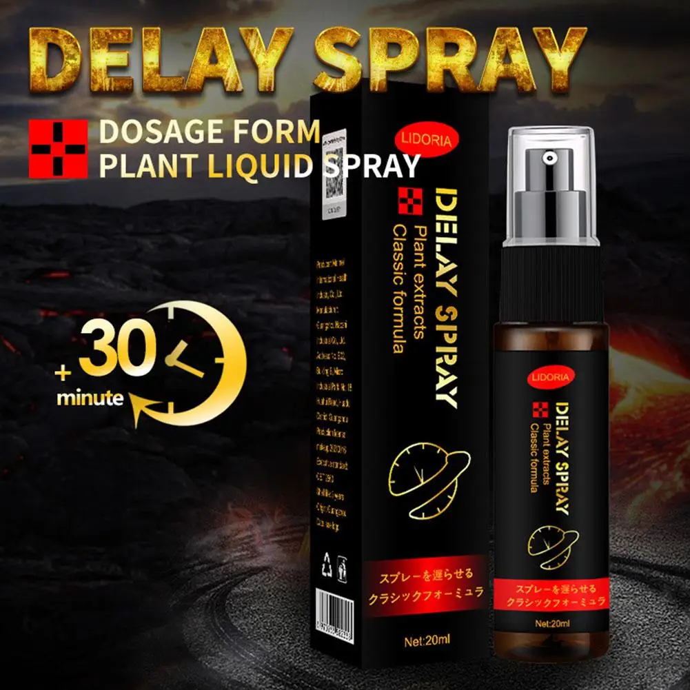 Men's Sex Spray Long Lasting Delay 30 Minutes Male Sex Delay Spray Endurance Sex Prolong Ejacultation Adult Sex Timing Spray