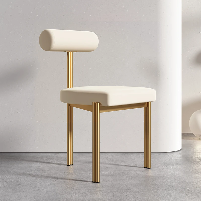 Modern Gold Dining Chair Luxury Velvet Nordic Bedroom Office Designer Desk Chair Relax Cadeira De Plastico Living Room Furniture