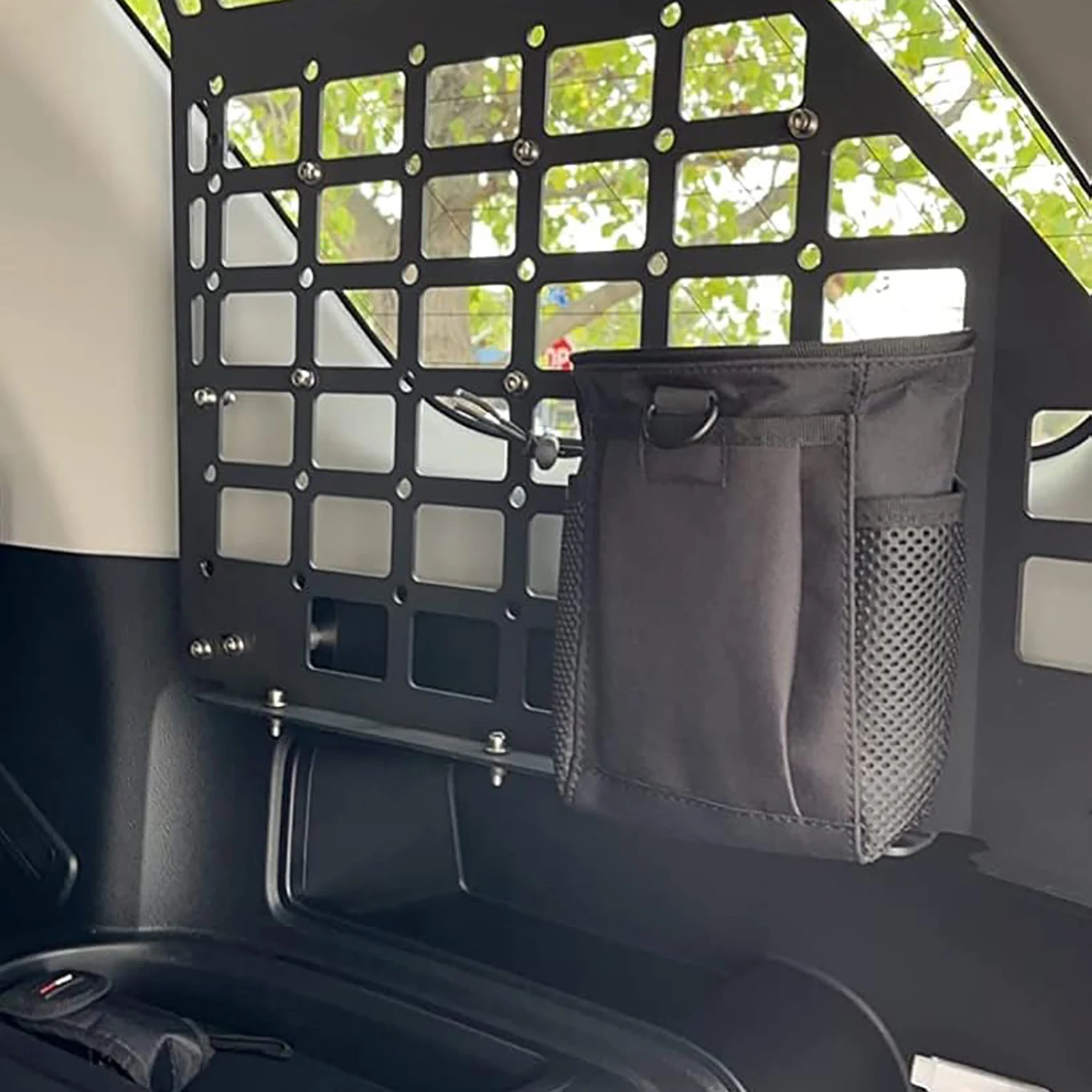 Car Interior Accessories Storage System Trunk Rear Trunk Molle Panel Storage Bag Pouch Tactical Dump Drop with Fixed Buckles