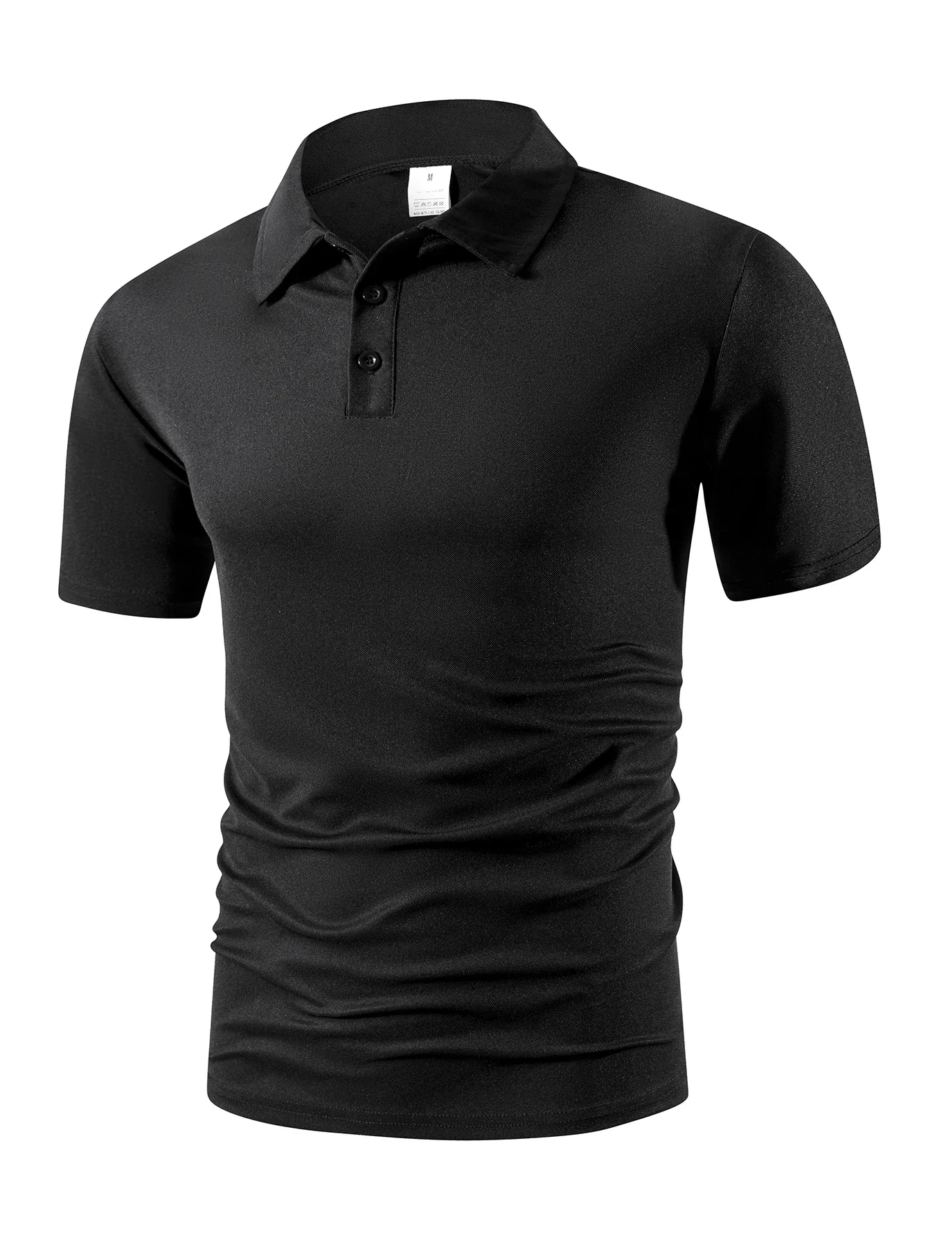 Men's Summer Polo Shirt Casual Breathable Comfortable T Shirts Solid Color High Quality Short Sleeve T-Shirt Outdoor Sport Tops
