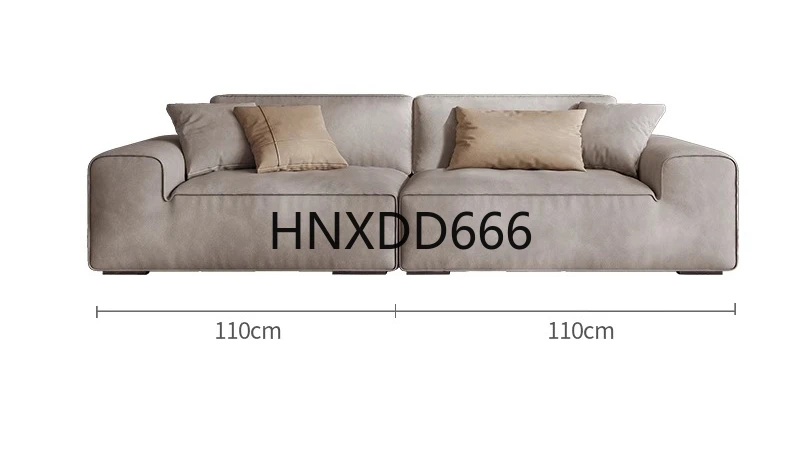 

Minimal black cow sofa living room straight row