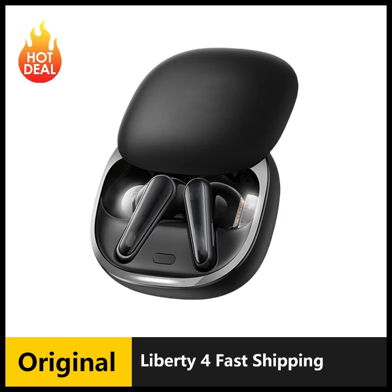 Original Liberty 4 TWS True Wireless Earbuds with ACAA 3.0,LDAC Hi-Res , Noise Cancelling Earbuds, Heart rate sensor Fast ship