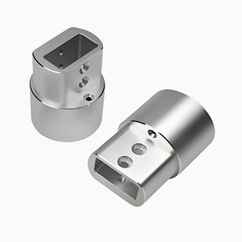 Kundenspezifische Präzisions-CNC-Bearbeitung, Drehen, Fräsen, exzentrische Radkupplung aus Aluminium