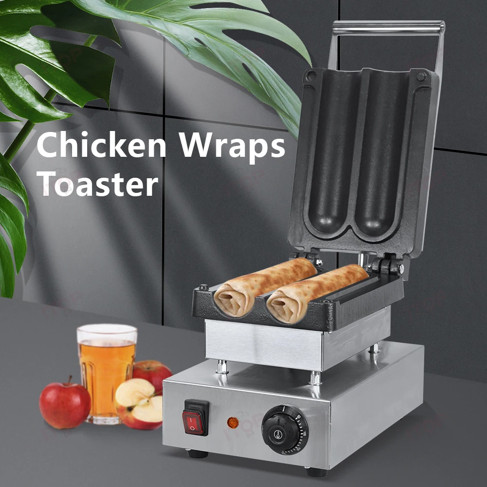 Mexican Chicken Burrito Fresh Meat Chicken Rolls Waffle Maker Digital Chicken doner grill Small Mexican Twister