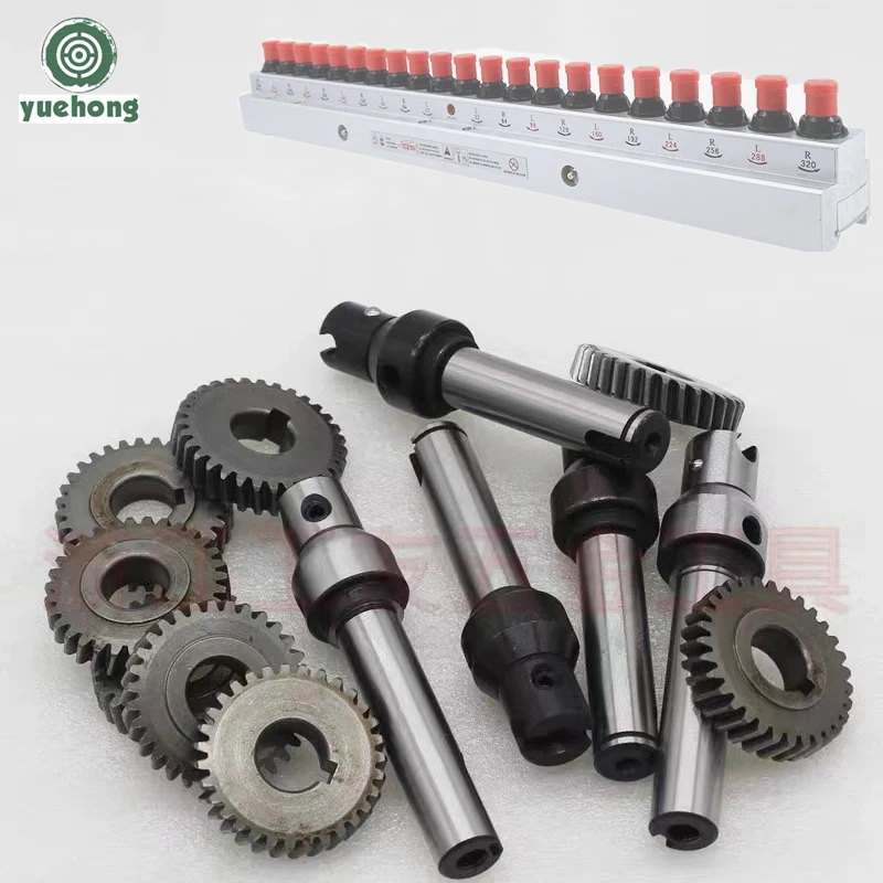 Woodworking Line Boring Machine Parts - Gears & Spindles for Drilling Machine Accessories, High Precision Replacement Components