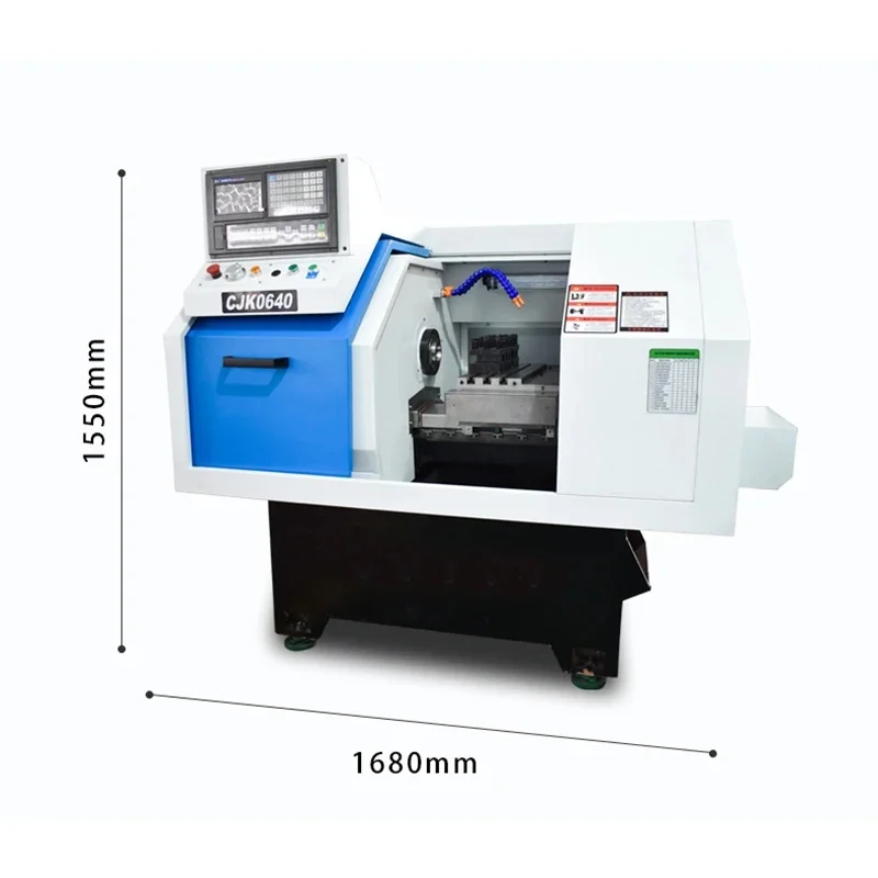 CK0640 Industrial CNC Metal Lathe 3KW Absolute Value Servo Motor Lathe Machine