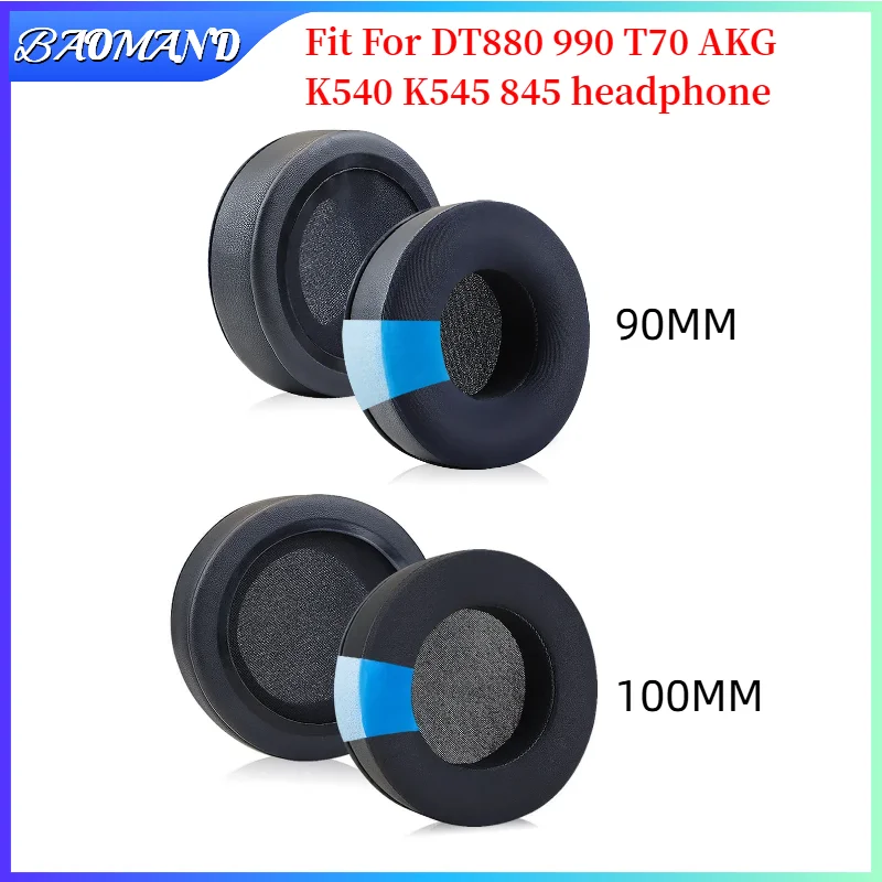 

Replacement Earpads for DT880 990 T70 AKG K540 K545 845 Headset Headphones Leather Sleeve Earphone Earmuff
