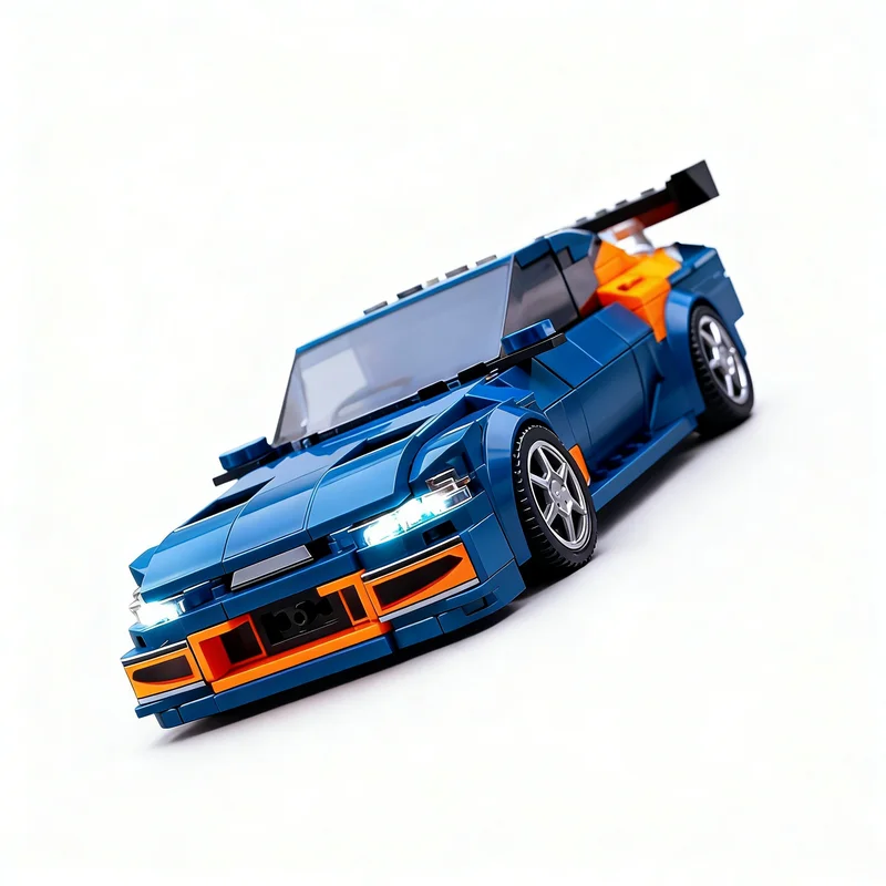 ตัวต่อ MOC City Champions รถนิสสัน ซิลเวีย โมนาลิซ่า 422 ชิ้น ของเล่นตัวต่อสถาปัตยกรรม ของขวัญคริสต์มาส ของขวัญวันเกิด