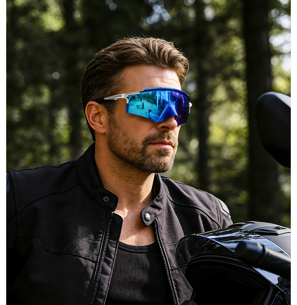 2026 SCVCN Sport-Sonnenbrille für Rennrad und Mountainbike, Fahrradbrille, Reitbrille, Sportbrille für Männer und Frauen, Radfahrbrille – Detail 9
