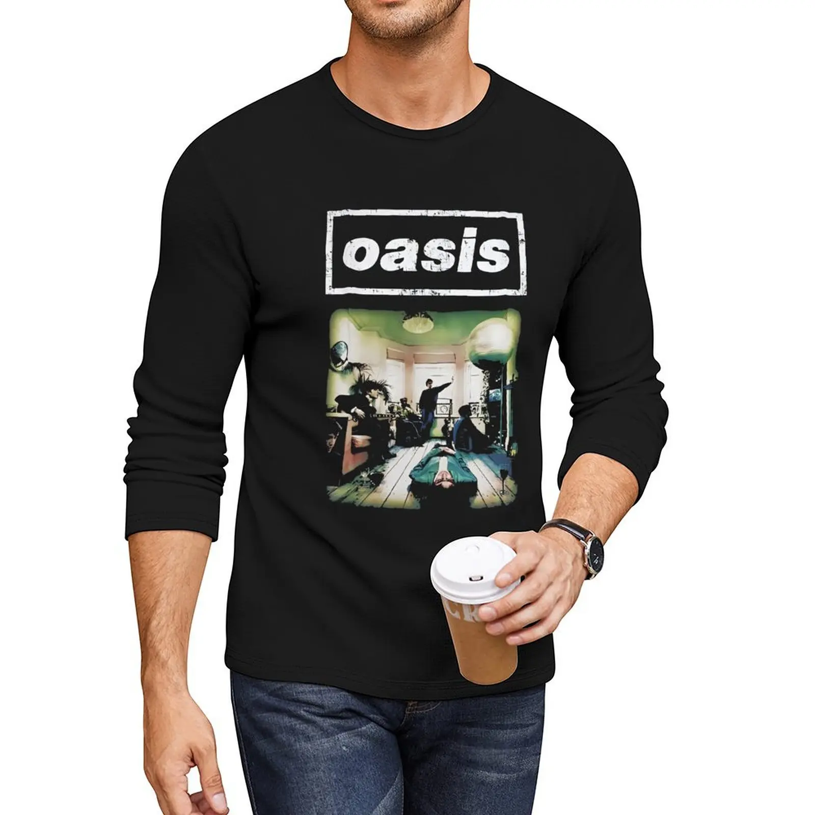 

classic band 90’s music pop rock............(OASIS)...........>(OASIS)...........>(OASIS)...........& Long T-Shirt