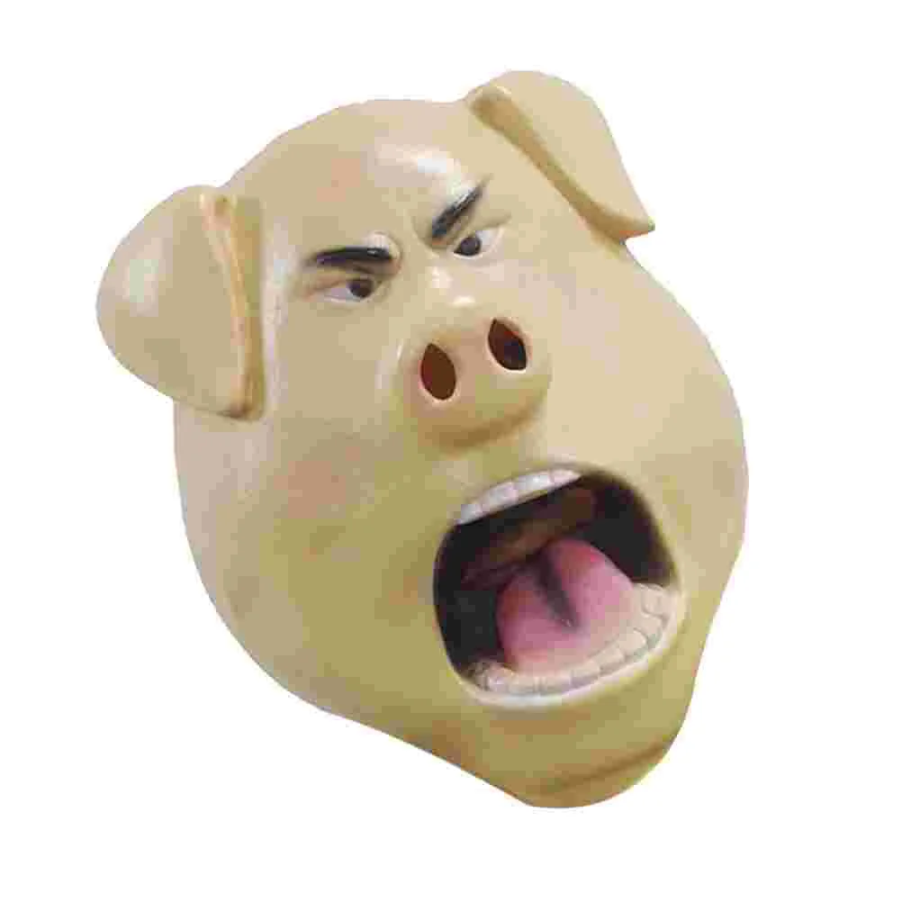 Funny Pig Head Mask Hoorrible Headgear Party Prop Masquerade Full Face Mask for Festival Dance Show Cosplay