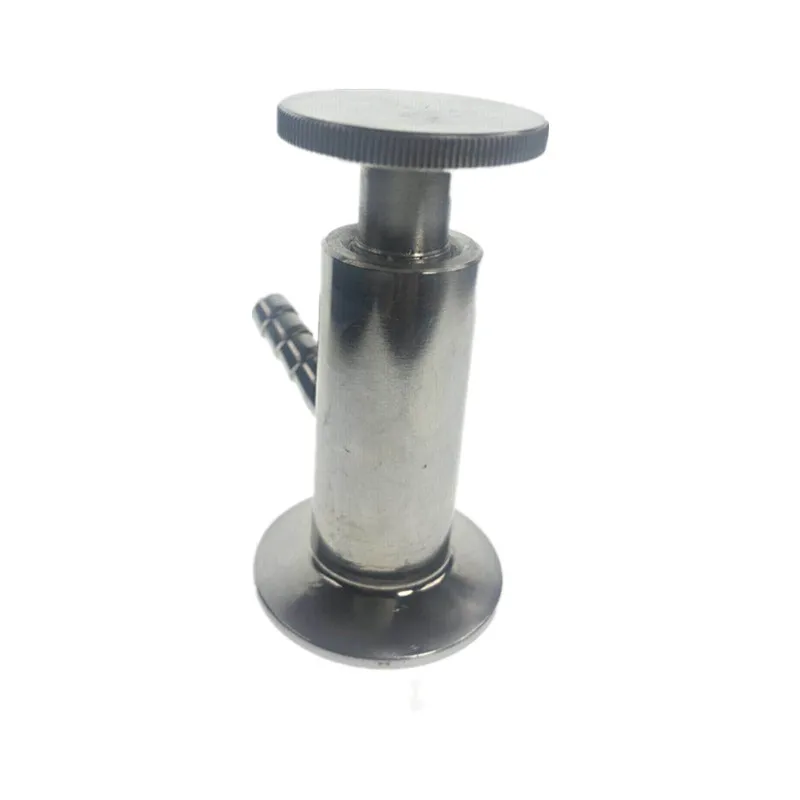 304 Stainless Steel Sanitary Sampling Valve 50.5mm 25.4mm Ferrule OD Fit 1/2\