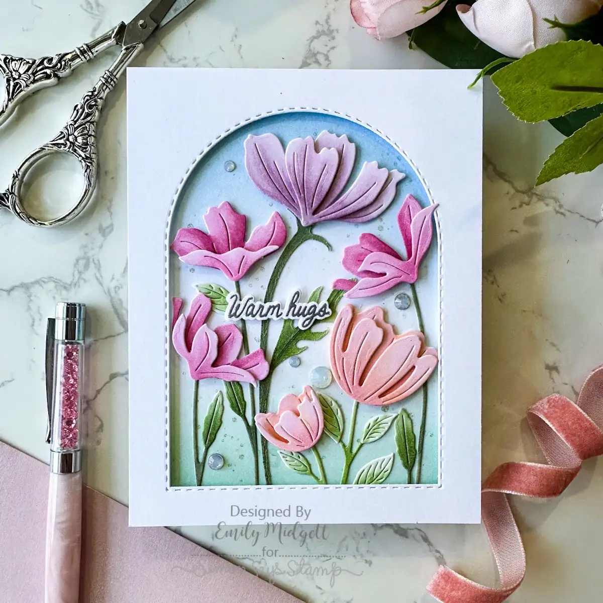 Leafdance Flowers and Frame Wafer Dies Metal Cutting Dies Stamps July 2026 New for DIY Greet Cards Scrapbook Handmade Decorative view 6