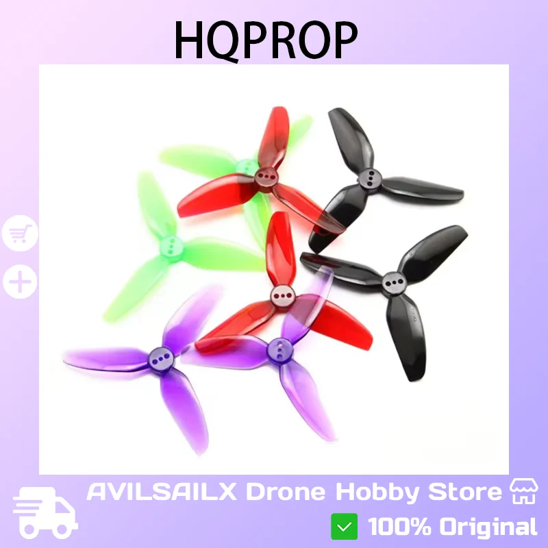 

HQProp T3X3X3 3-дюймовые пропеллеры — специальные лопасти для 3-дюймовых FPV-дронов