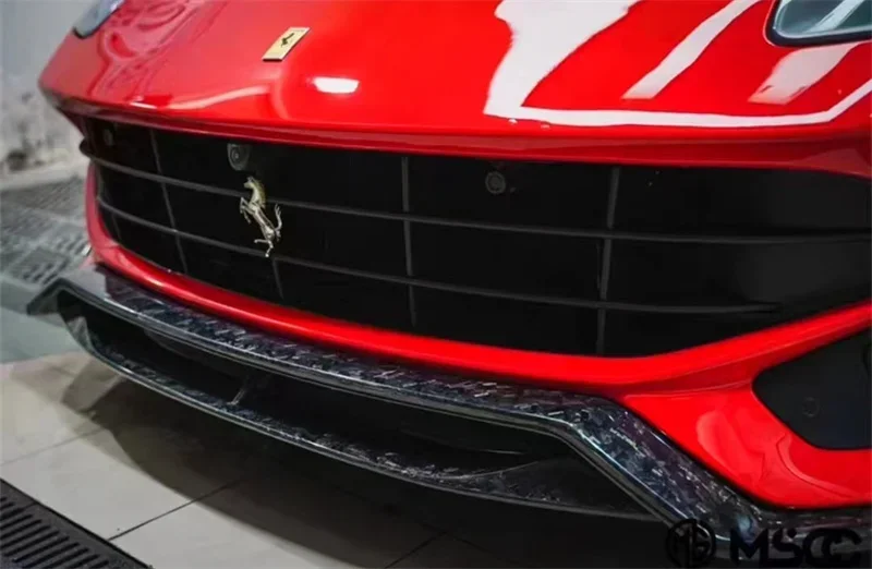 

Suitable for Ferrari F12 modified car accessories, DMC style forged carbon fiber front bumper lip, car tools