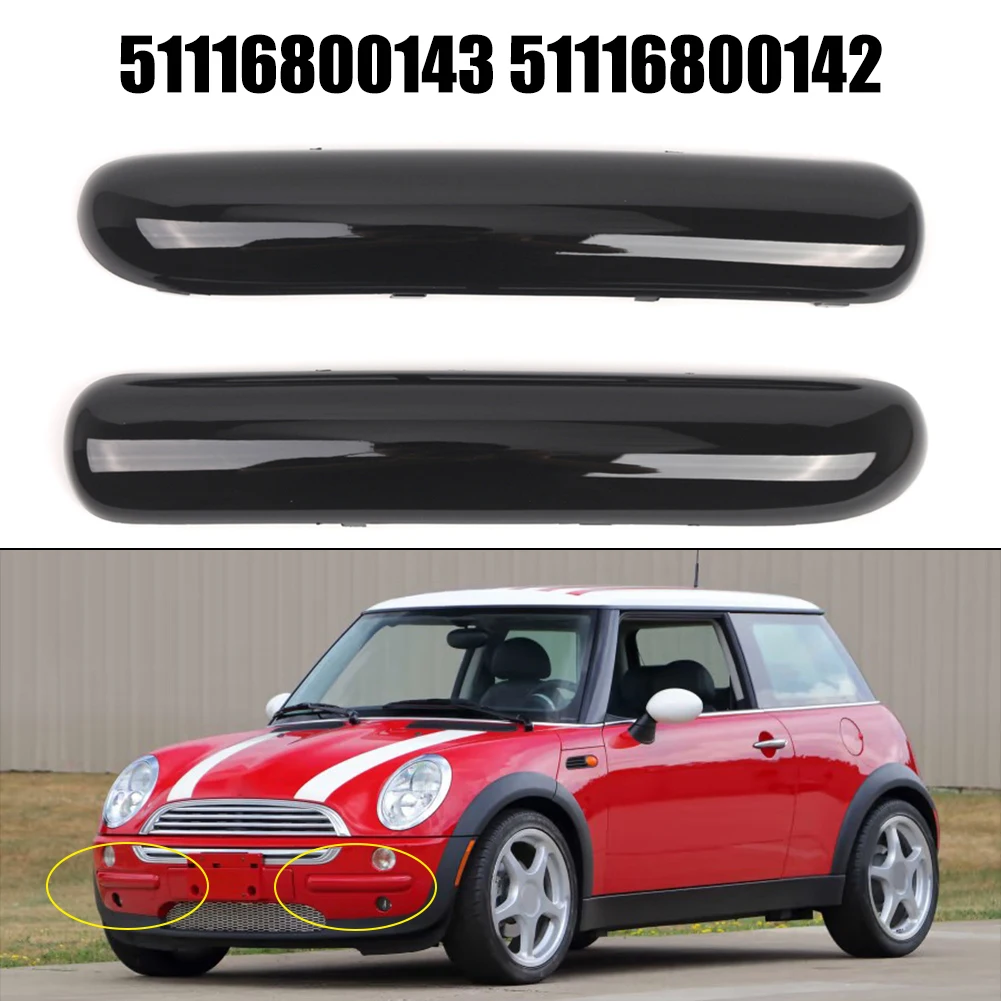 

For Mini Cooper R50 Front Bumper Trim 2001 2004 Left & Right Side Replacement Part with OEM Code 51116800143 for Front Bumper