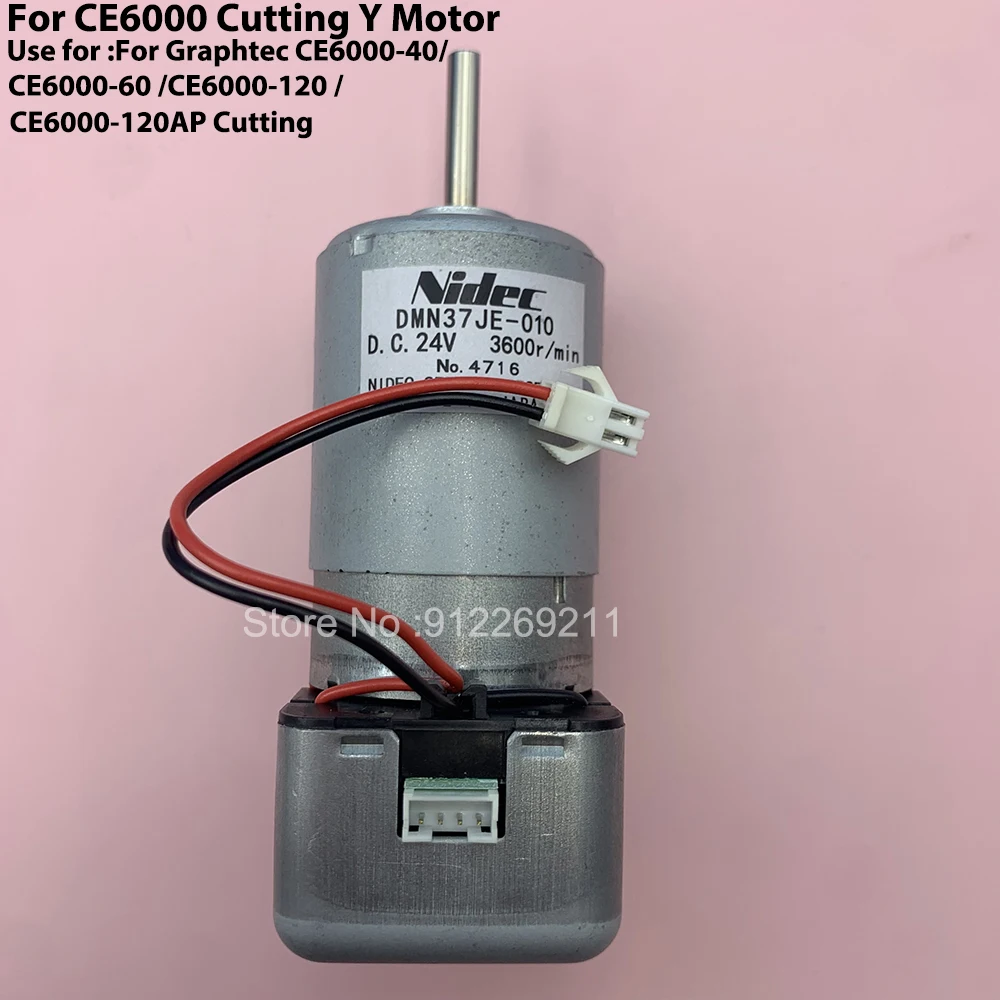 1PC Y Motor for Graphtec CE6000-40 CE6000-60 CE6000-120 Cutting Plotter Y Scan Motor DMN37JE-010 24VDC 3600RRP Servo Engine