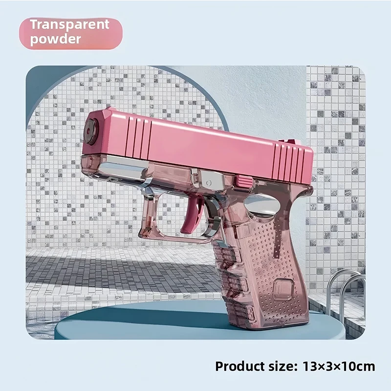Hot Mini Desert Eagle Mechanical Continuous Firing Water Gun Small Pistol Summer Outdoor Beach Poor Toy Shoot Water Gun for Kids image 6