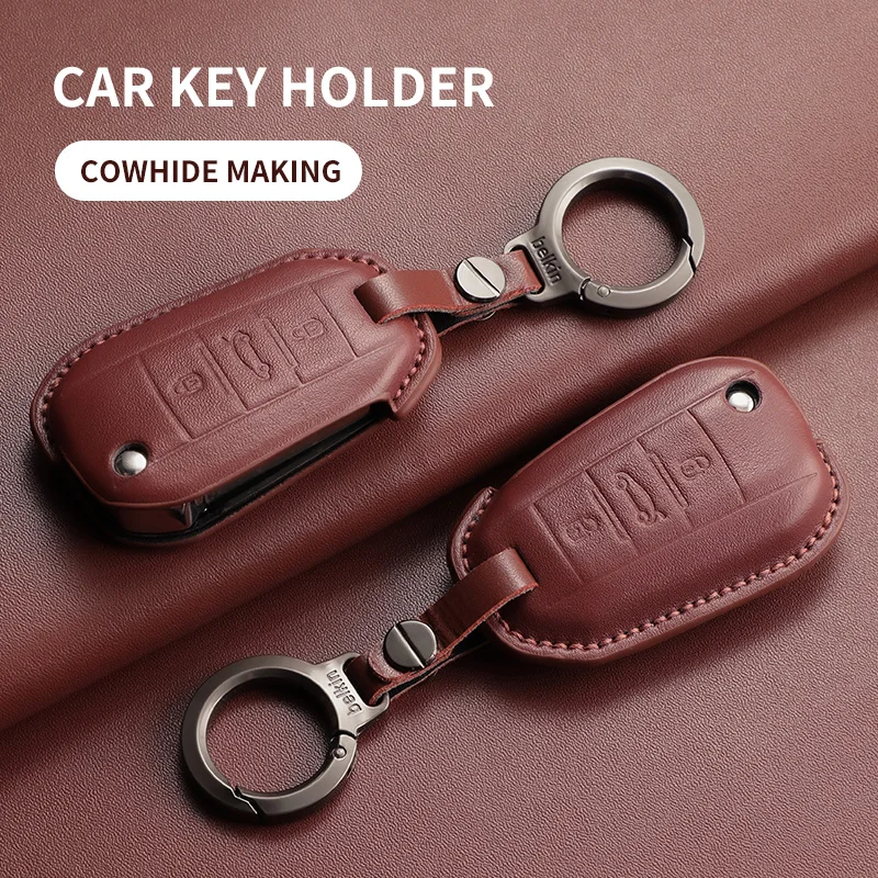 Car Key Leather Cas… - image
