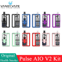 Original Vandy Vape Pulse AIO V2 Kit 80W Adjustable Power 6ml RBA Tank Electtonic Cigarette Vaporizer Supports 18650 Battery