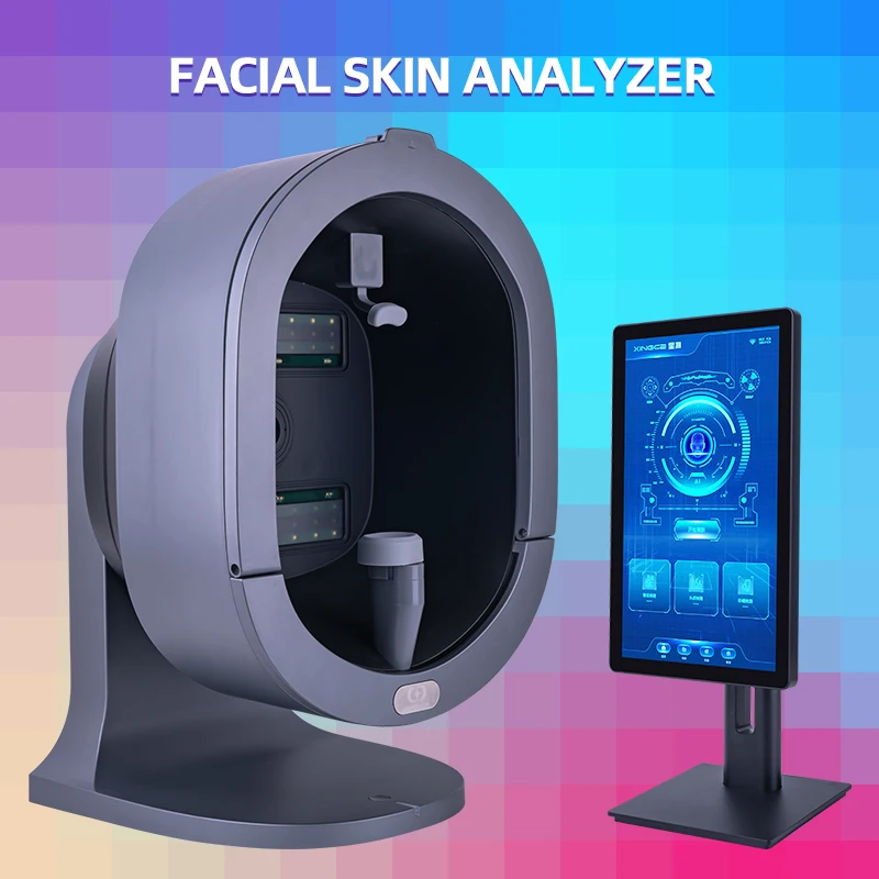 S5 AI肌画像分析器 老化分類 科学的定量化 3カメラ搭載 アンチエイジングライト 高級システム 自動