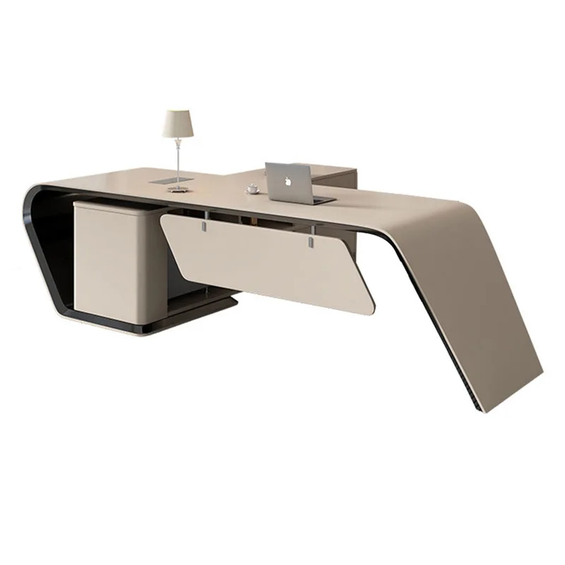 

Custom designer fashion paint boss table large desk simple computer desk manager supervisor president desk