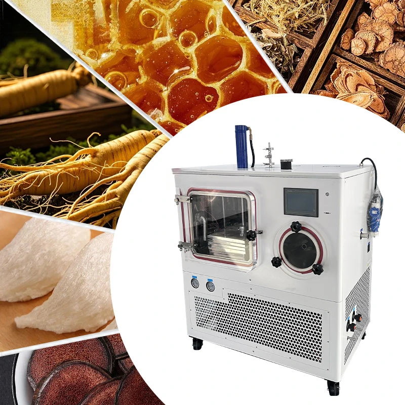 Thermal-Sensitive Material Multifunctional Pilot-Scale Freeze Dryer With Automatic Sealing And Digital Control, 4Kg Capacity