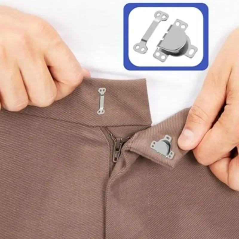 DIY Invisible Clothing Buckle Skirts Bra Hidden Button Pants Easy Installation Hook Fastener Lightweight Garment Accessories