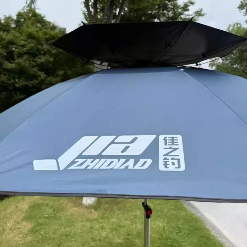 

Механический зонт для рыбалки, усиленный консольный зонт-парасоль с держателем, большой солнцезащитный зонт с УФ-защитой UPF для рыболовов на открытом воздухе