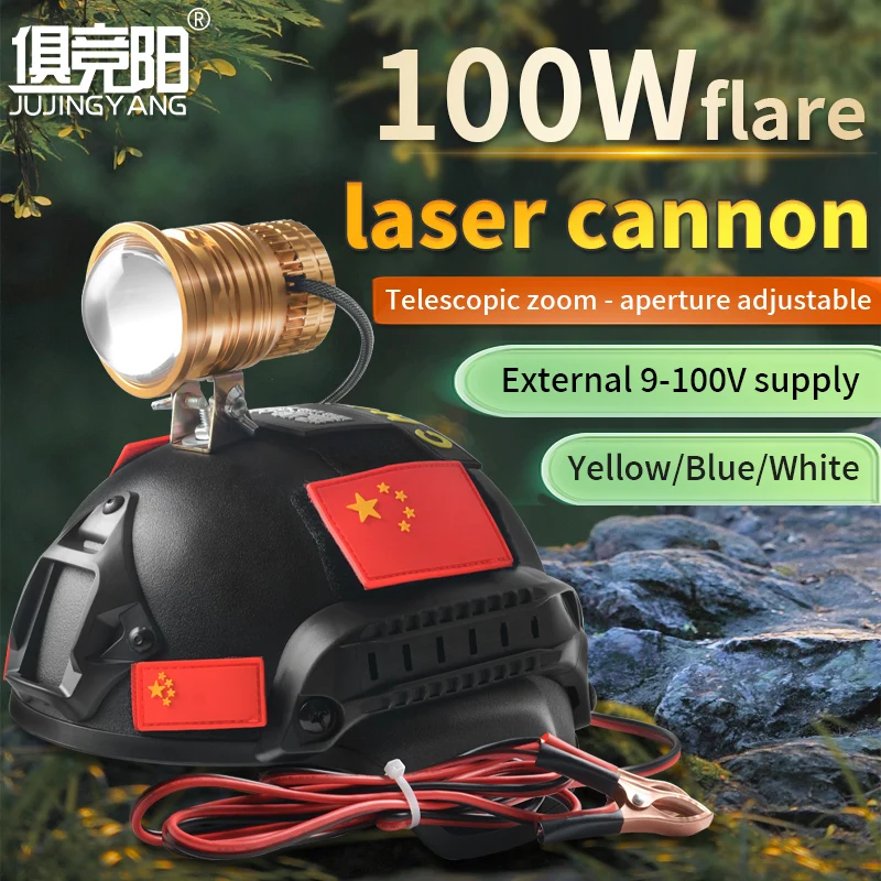 

Super Bright LED100W External Telescopic Zoom Helmet Headlight