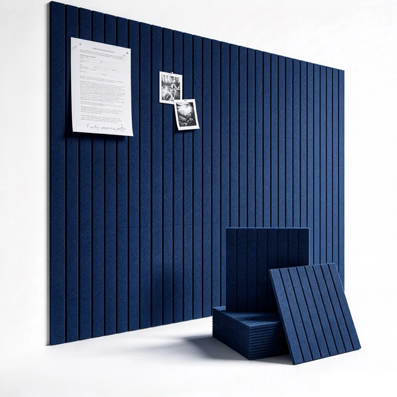 Home Decor Wall Panel Decorative Sound-absorbing Panels Felt Cork Tiles Bulletin Pin Boards Soundproof Acoustic Panel Decoration