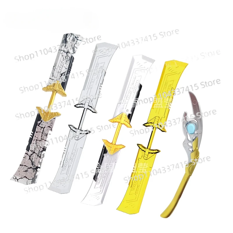 MOC Building Blocks Double Knives Cartoon Anime Accessories Models Weapons Ornaments Children's DIY Toys Collection Gifts