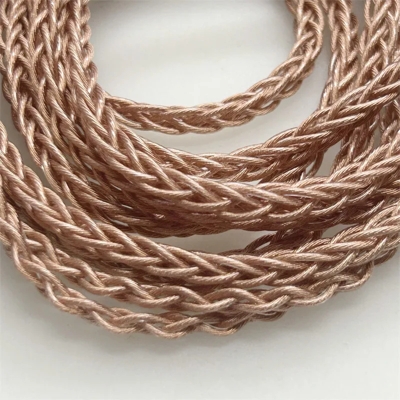 은도금 단결정 구리 와이어 소프트 케이블, 4.4mm 턴 더블 3.5mm, 24 공유