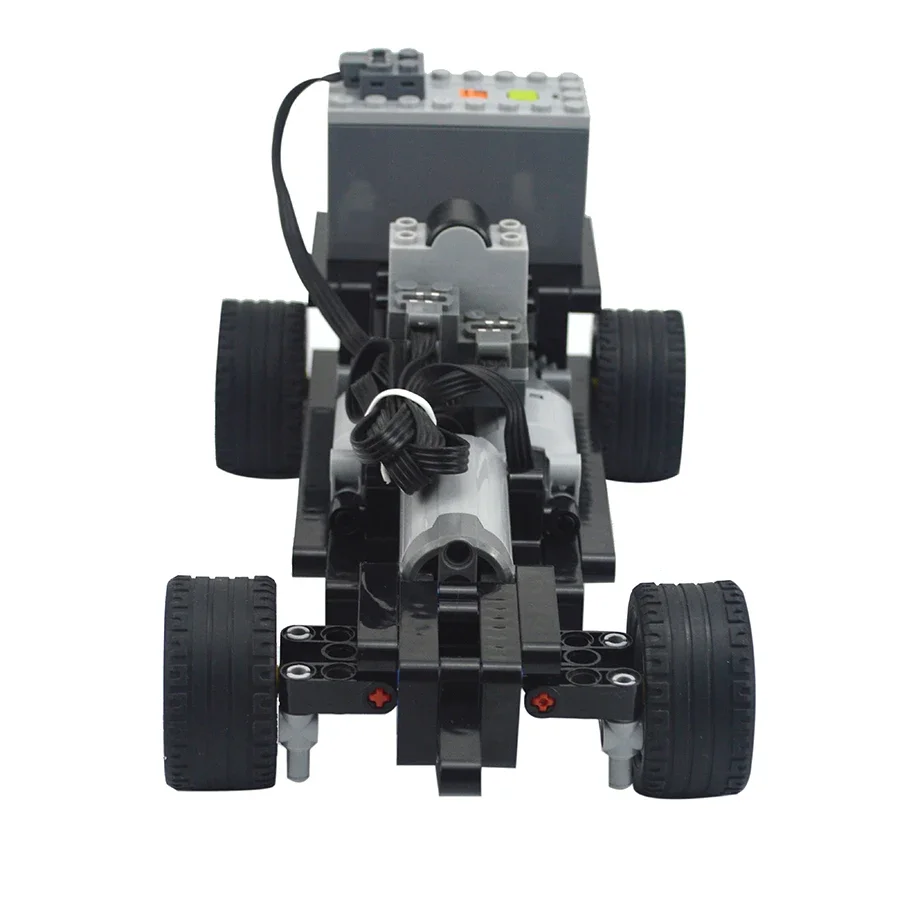 

Technical Electronic Car Building Block Chassis Double Motors Cars Remote Control Power Electric RC Vehicle Construction Kid Toy