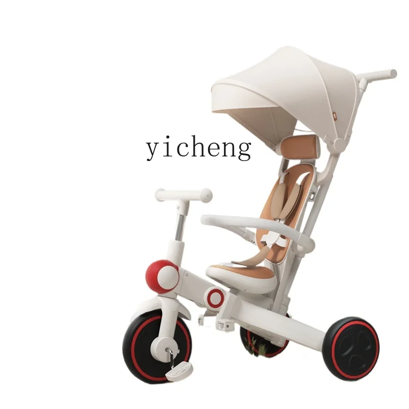 Tqh Children's Tricycle 1-6 Years Old Baby Baby Walking Tool Baby Stroller Bicycle Foldable