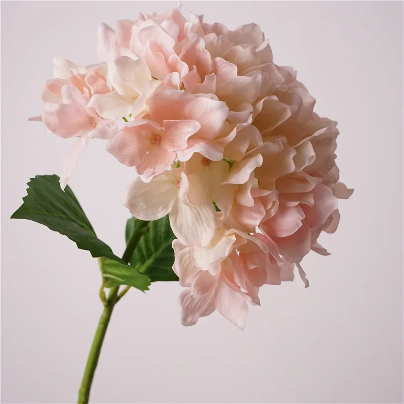 4Pcs/lot Moisturizing Hydrangea Flowers Real Touch Flowers Artificial Wedding Decor Bridal Bouquet Party Home Flower Arrangement