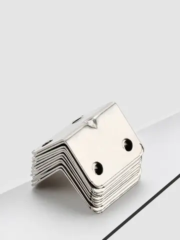 Table d'angle en fer, chaise, armoire, armoire, connecteur fixe, support de plaque de fer d'angle à 90 degrés, 20 pièces