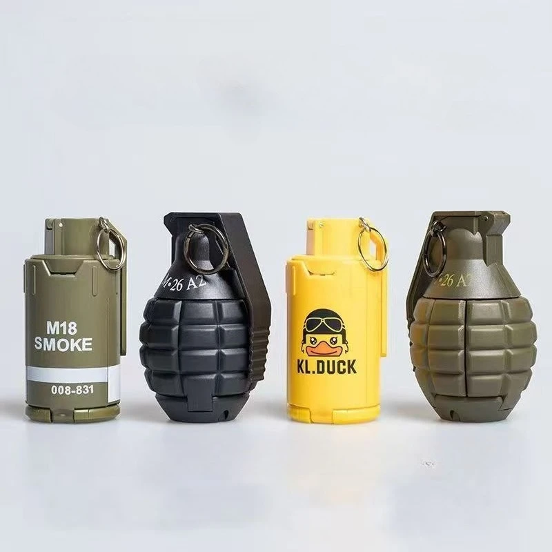 Tactical Airsoft Hand Grenades Toys 1/3Pcs Plastic M26 Model  Spring Powered Impact Pull Ring Water Grenade Toy for 14+ Boy Gift