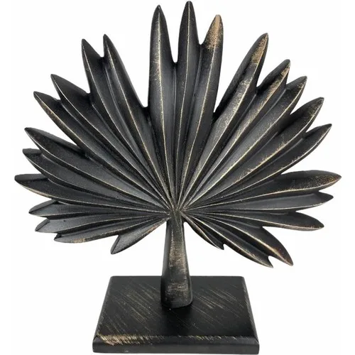 Palm Leaf Trinket Black Color Sculpture EL Arts