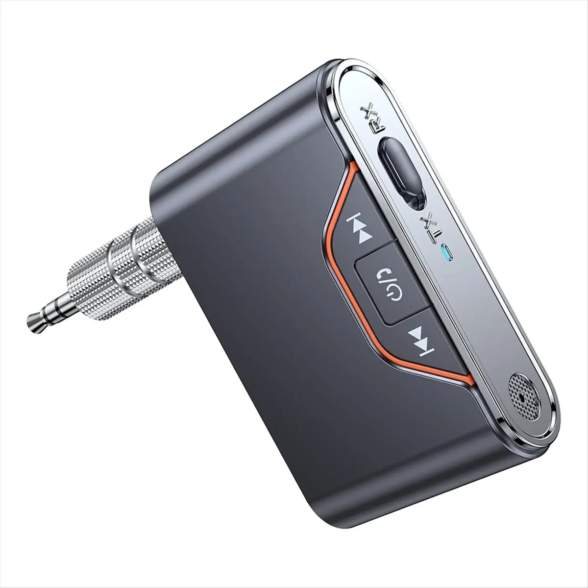DTC5 BT-107 Bluetooth 5.4 Car Audio Receiver Transmitter Audio Bluetooth Converter for Airplane Mini Portable 3.5mm with Mic