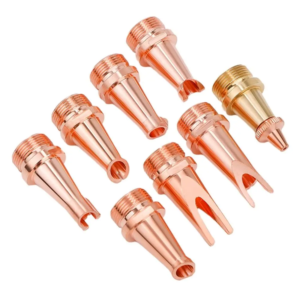 M16 CQWY Laser Welding Nozzle Red Copper Thickened Welding Torch Handheld Laser Nozzle for WEIYE Head Parts Welding Accessories