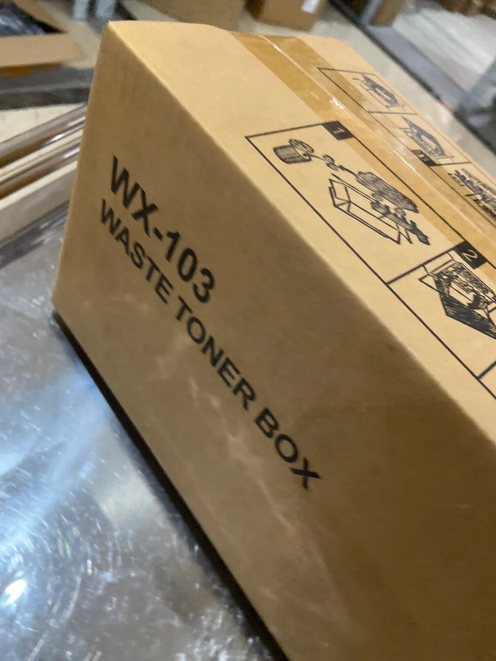 

A4NNWY1 WX-103 Waste Toner Container for Konica Minolta C224 C284 C308 C364 C368 C454 C554 C458 C558 C658 C220 C221 C258 C280