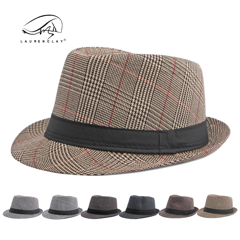 

In the elderly men's top hat wholesale spring and summer sun protection visor jazz British retro gentleman hat