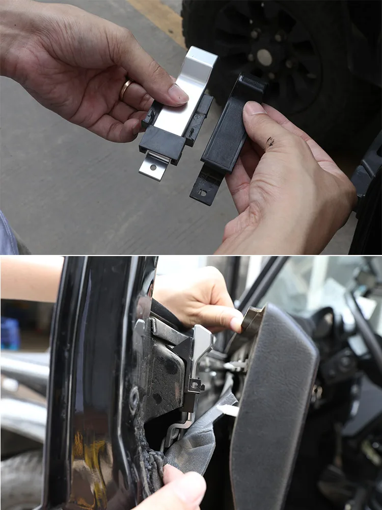 For Land Rover Defender 90 110 2004-18 Aluminum Alloy Car Door Inner Door Bowl Door Handle Decoration Replacement Accessories