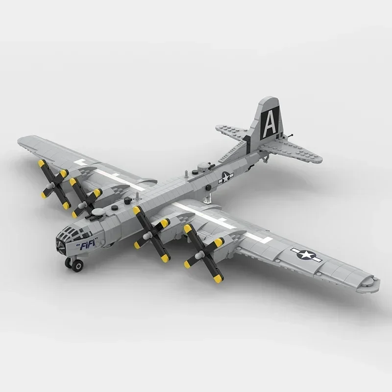 Moc Mattoni da Costruzione Militare Modello di Caccia 1:72 B-29 Superfortres Tecnologia Blocchi Modulari Regalo Di Natale Giocattoli FAI DA TE Set di Montaggio
