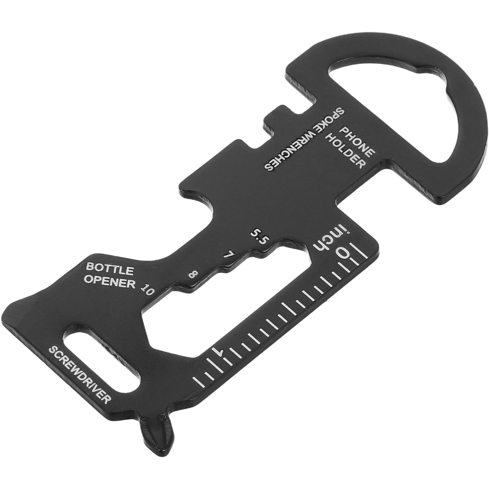 

1pc Tool Card Keychain Black Stainless Steel Bottle Opener Beer Tools Multifunction Portable Camping Hiking Travel Lid Opener